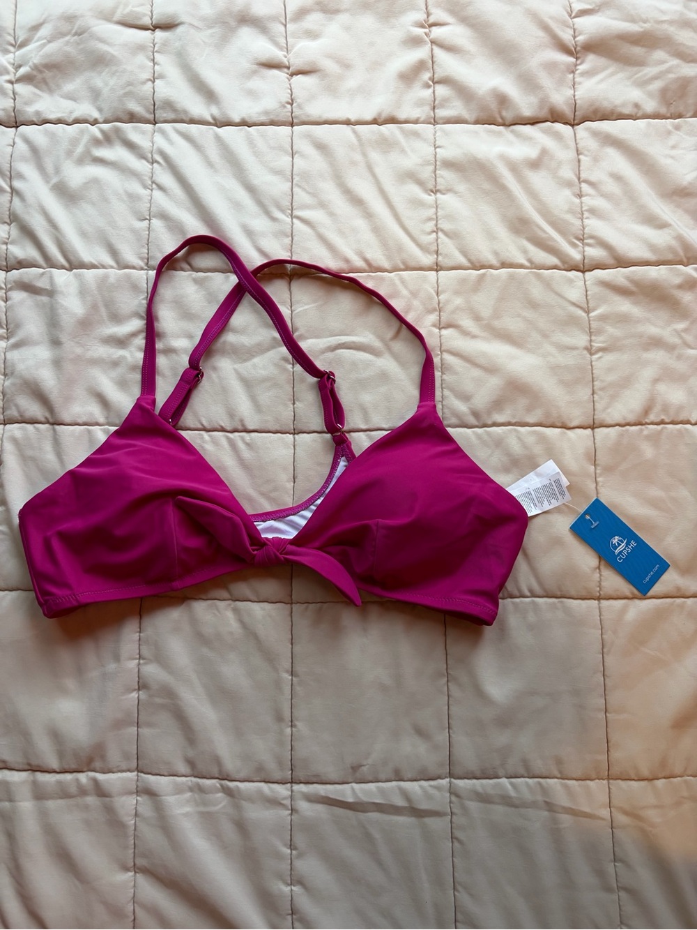 Cupshe Fuchsia Wireless Bralette